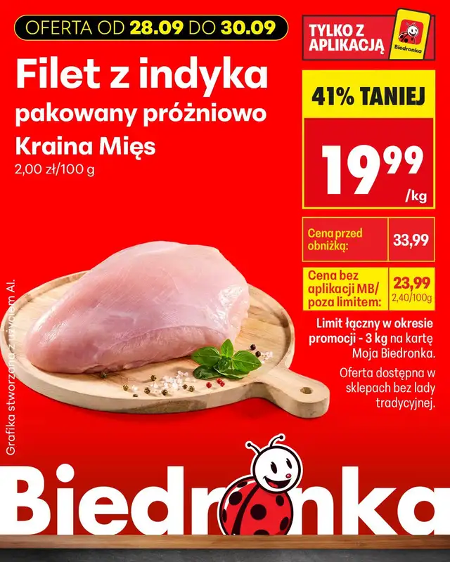 Biedronka - gazetka promocyjna Biedronkowe oszczędności od poniedziałku od poniedziałku 28.09 do środy 30.09 - strona 8