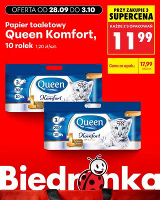 Biedronka - gazetka promocyjna Biedronkowe oszczędności od poniedziałku od poniedziałku 28.09 do środy 30.09 - strona 16