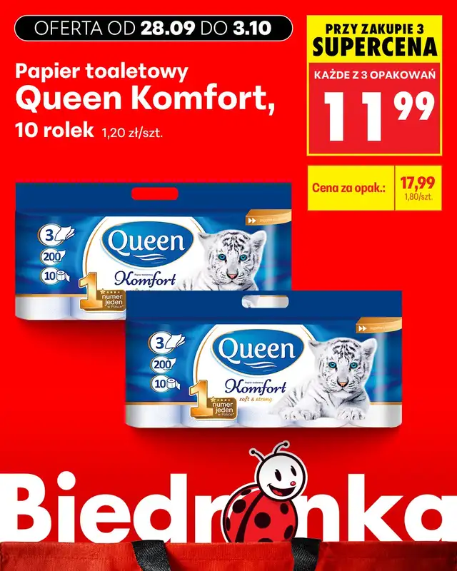 Biedronka - gazetka promocyjna Biedronkowe oszczędności od poniedziałku od poniedziałku 28.09 do środy 30.09 - strona 16