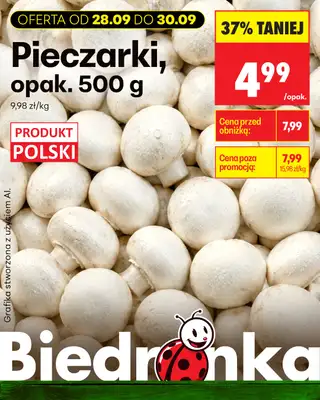 Biedronka - gazetka promocyjna Biedronkowe oszczędności od poniedziałku od poniedziałku 28.09 do środy 30.09 - strona 3