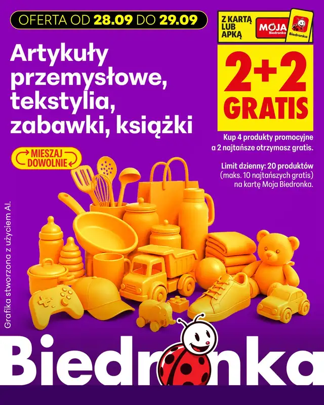 Biedronka - gazetka promocyjna Biedronkowe oszczędności od poniedziałku od poniedziałku 28.09 do środy 30.09 - strona 21