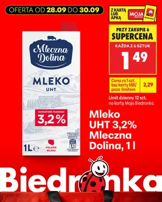 Biedronka - gazetka promocyjna Biedronkowe oszczędności od poniedziałku od poniedziałku 28.09 do środy 30.09 - strona 9