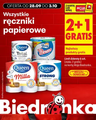 Biedronka - gazetka promocyjna Biedronkowe oszczędności od poniedziałku od poniedziałku 28.09 do środy 30.09 - strona 17
