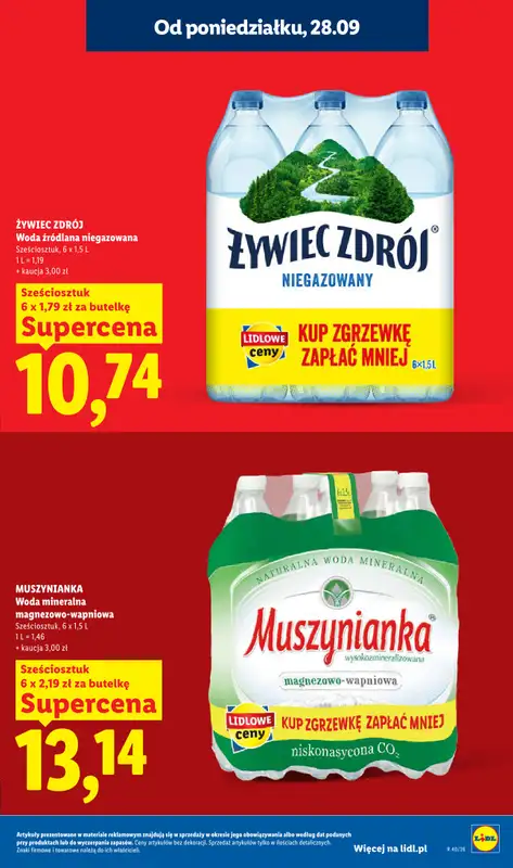 Lidl - gazetka promocyjna Oferta od poniedziałku od poniedziałku 28.09 do środy 30.09 - strona 15