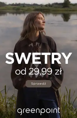 Greenpoint - gazetka promocyjna Swetry od 29,99 zł od poniedziałku 28.09 