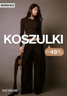 Bershka - gazetka promocyjna KOSZULKI damskie od 49,90 PLN od poniedziałku 28.09 