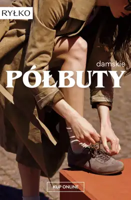 Ryłko - gazetka promocyjna PÓŁBUTY damskie od poniedziałku 28.09 