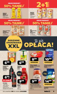 Netto - gazetka promocyjna Gazetka Spożywcza od czwartku 01.10 do soboty 03.10 - strona 9