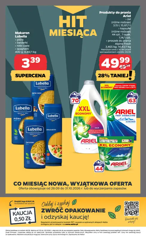 Netto - gazetka promocyjna Gazetka Spożywcza od czwartku 01.10 do soboty 03.10 - strona 19