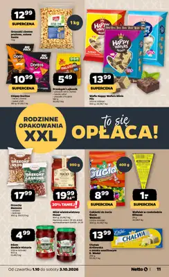 Netto - gazetka promocyjna Gazetka Spożywcza od czwartku 01.10 do soboty 03.10 - strona 11