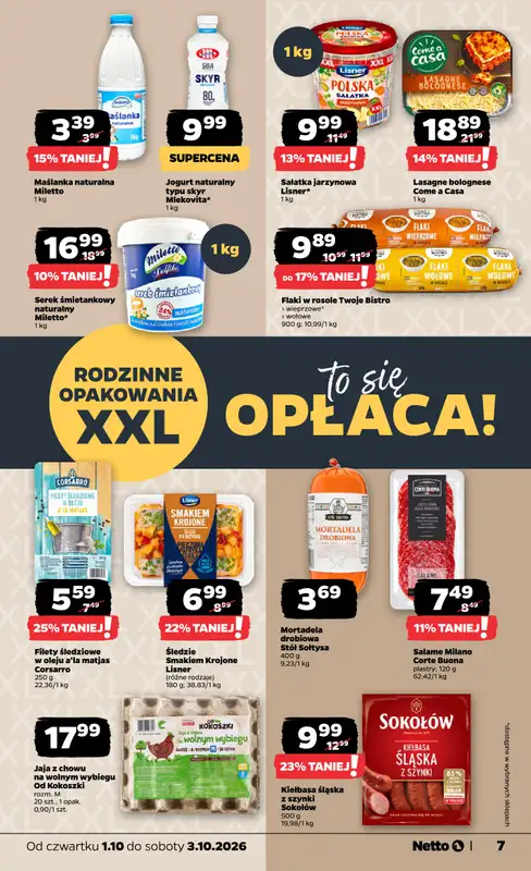 Netto - gazetka promocyjna Gazetka Spożywcza od czwartku 01.10 do soboty 03.10 - strona 7