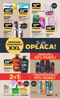 Netto - gazetka promocyjna Gazetka Spożywcza od czwartku 01.10 do soboty 03.10 - strona 15