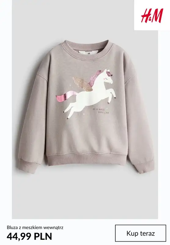 H&M - gazetka promocyjna Bluzy i swetry dziecięce od poniedziałku 28.09  - strona 9
