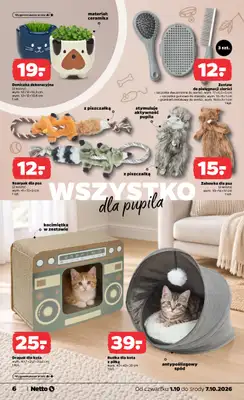 Netto - gazetka promocyjna Inspiracje tygodnia Dzień Zwierząt od czwartku 01.10 do środy 07.10 - strona 6