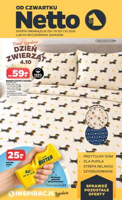Netto - gazetka promocyjna Inspiracje tygodnia Dzień Zwierząt od czwartku 01.10 do środy 07.10