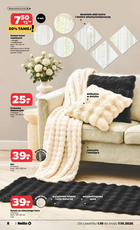Netto - gazetka promocyjna Inspiracje tygodnia Dzień Zwierząt od czwartku 01.10 do środy 07.10 - strona 8