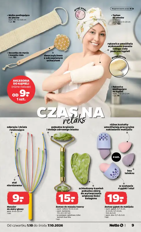 Netto - gazetka promocyjna Inspiracje tygodnia Dzień Zwierząt od czwartku 01.10 do środy 07.10 - strona 9