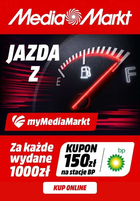 Media Markt - gazetka promocyjna Zgarnij kupon 150 zł na BP za wydane 1000 zł od poniedziałku 28.09 do środy 14.10