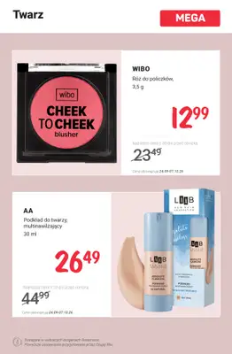 Rossmann - gazetka promocyjna MEGA promocje na makijaż! od poniedziałku 28.09 do środy 07.10 - strona 3