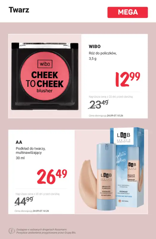 Rossmann - gazetka promocyjna MEGA promocje na makijaż!   - strona 3