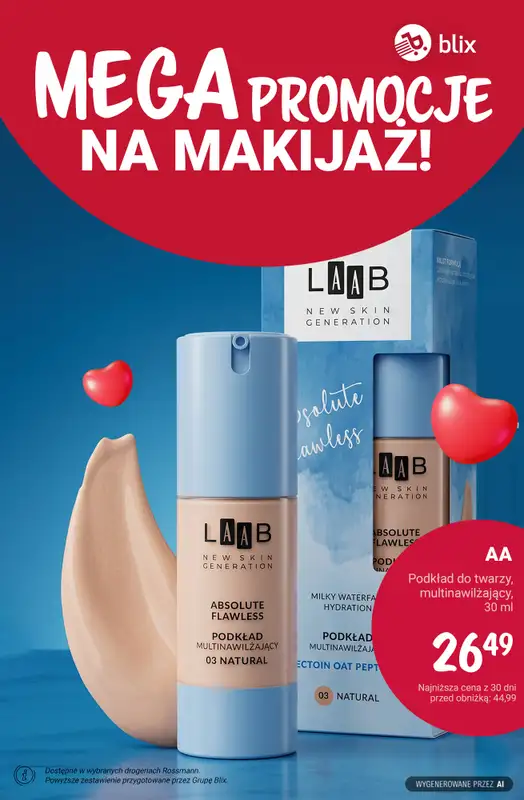 Rossmann - gazetka promocyjna MEGA promocje na makijaż!  