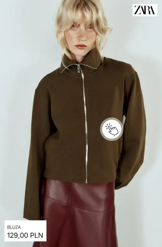 Zara - gazetka promocyjna Bluzki damskie od poniedziałku 28.09  - strona 8