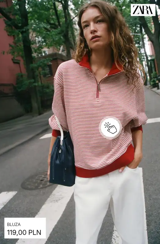 Zara - gazetka promocyjna Bluzki damskie od poniedziałku 28.09  - strona 5