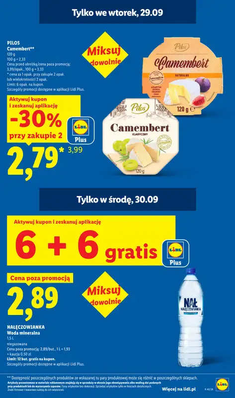 Lidl - gazetka promocyjna Oferta od poniedziałku od poniedziałku 28.09 do środy 30.09 - strona 7
