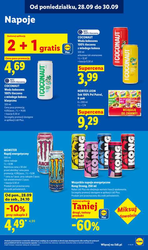 Lidl - gazetka promocyjna Oferta od poniedziałku od poniedziałku 28.09 do środy 30.09 - strona 81