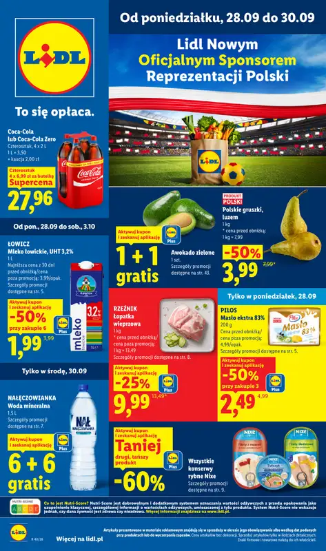 Lidl - gazetka promocyjna Oferta od poniedziałku  