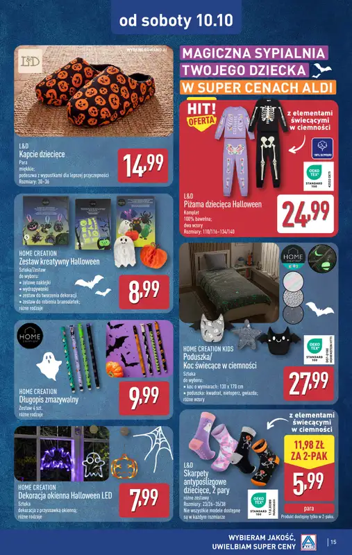 Aldi - gazetka promocyjna Aldi ma to coś! od środy 07.10 do soboty 10.10 - strona 15