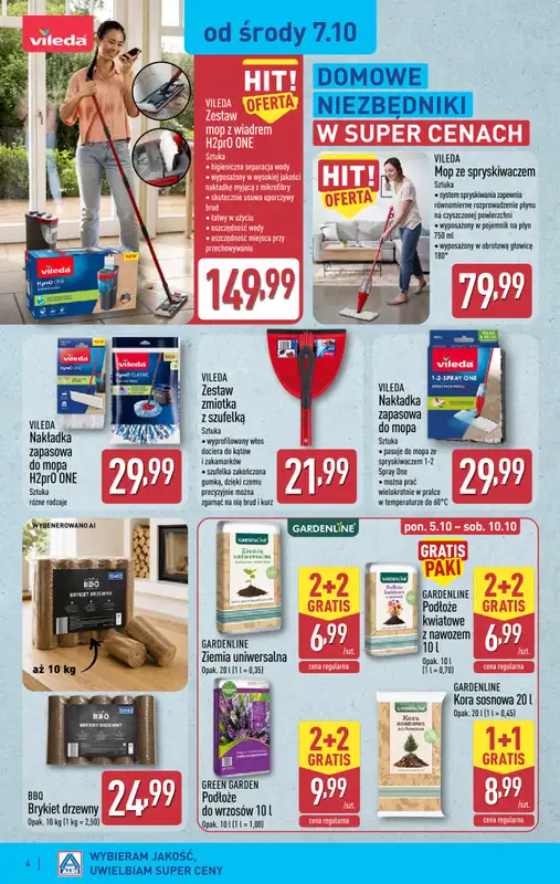 Aldi - gazetka promocyjna Aldi ma to coś! od środy 07.10 do soboty 10.10 - strona 4