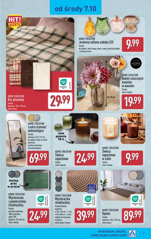 Aldi - gazetka promocyjna Aldi ma to coś! od środy 07.10 do soboty 10.10 - strona 5