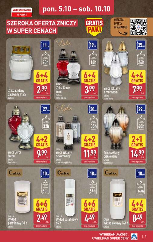 Aldi - gazetka promocyjna Aldi ma to coś! od środy 07.10 do soboty 10.10 - strona 3