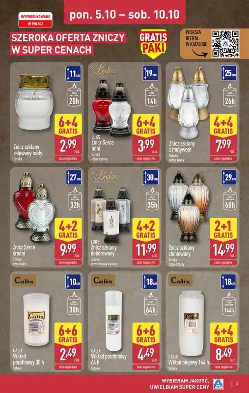 Aldi - gazetka promocyjna Aldi ma to coś! od środy 07.10 do soboty 10.10 - strona 3