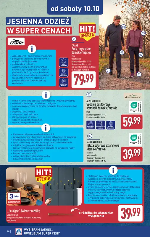 Aldi - gazetka promocyjna Aldi ma to coś! od środy 07.10 do soboty 10.10 - strona 10