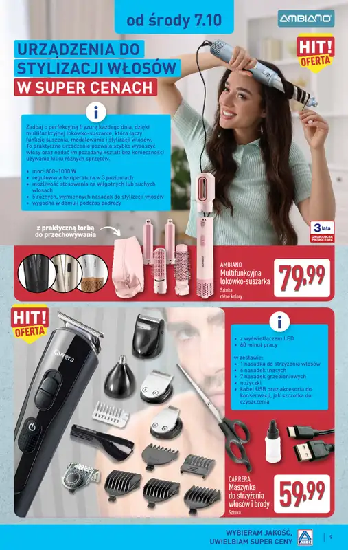 Aldi - gazetka promocyjna Aldi ma to coś! od środy 07.10 do soboty 10.10 - strona 9