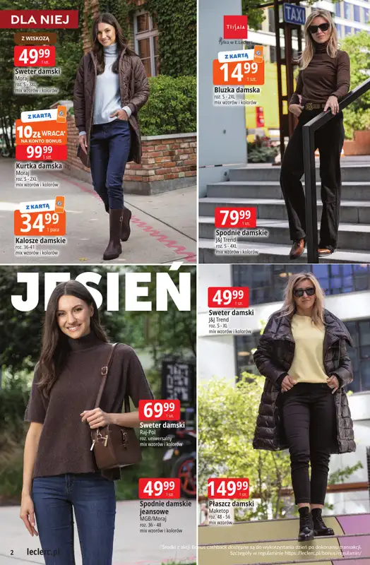 Leclerc - gazetka promocyjna Oferta E.Leclerc | Czas na jesień od wtorku 29.09 do soboty 10.10 - strona 2