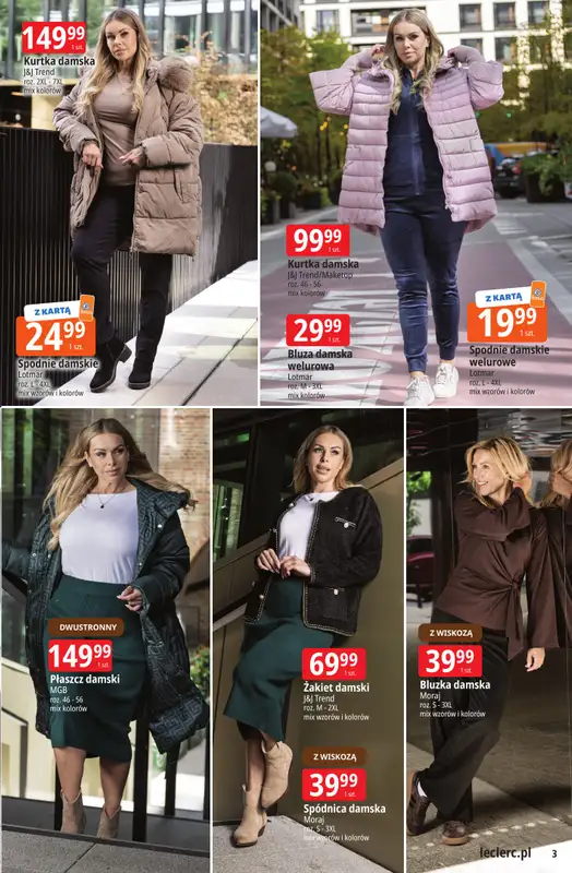 Leclerc - gazetka promocyjna Oferta E.Leclerc | Czas na jesień od wtorku 29.09 do soboty 10.10 - strona 3