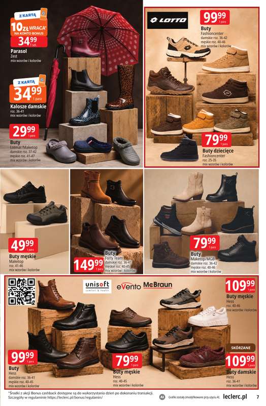Leclerc - gazetka promocyjna Oferta E.Leclerc | Czas na jesień od wtorku 29.09 do soboty 10.10 - strona 7