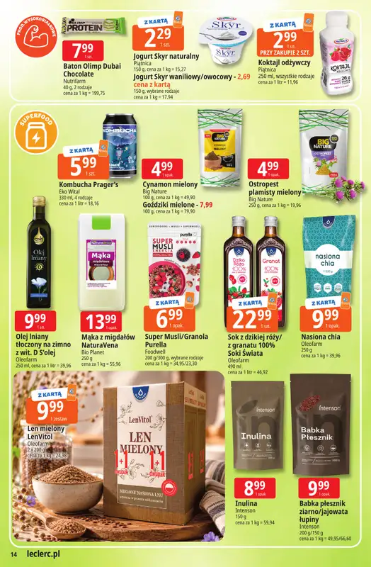Leclerc - gazetka promocyjna Oferta E.Leclerc | Czas na jesień od wtorku 29.09 do soboty 10.10 - strona 14