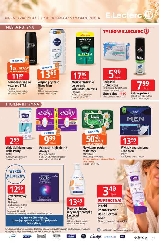 Leclerc - gazetka promocyjna Oferta E.Leclerc | Czas na jesień od wtorku 29.09 do soboty 10.10 - strona 11