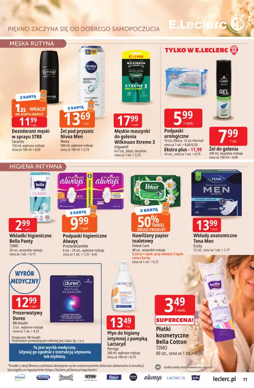 Leclerc - gazetka promocyjna Oferta E.Leclerc | Czas na jesień od wtorku 29.09 do soboty 10.10 - strona 11