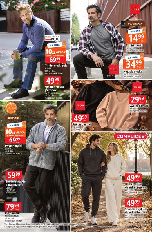 Leclerc - gazetka promocyjna Oferta E.Leclerc | Czas na jesień od wtorku 29.09 do soboty 10.10 - strona 5