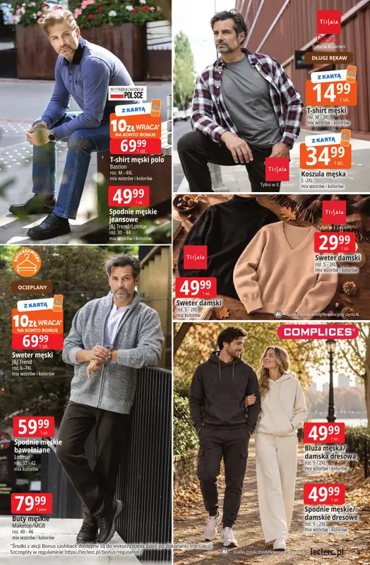 Leclerc - gazetka promocyjna Oferta E.Leclerc | Czas na jesień od wtorku 29.09 do soboty 10.10 - strona 5