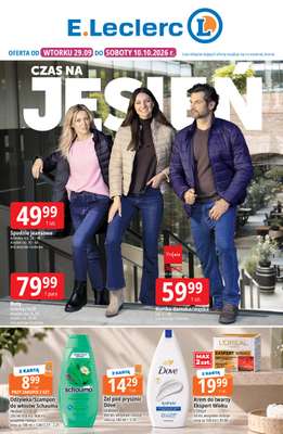 Leclerc - gazetka promocyjna Oferta E.Leclerc | Czas na jesień od wtorku 29.09 do soboty 10.10