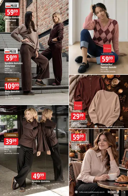 Leclerc - gazetka promocyjna Oferta E.Leclerc | Czas na jesień od wtorku 29.09 do soboty 10.10 - strona 5