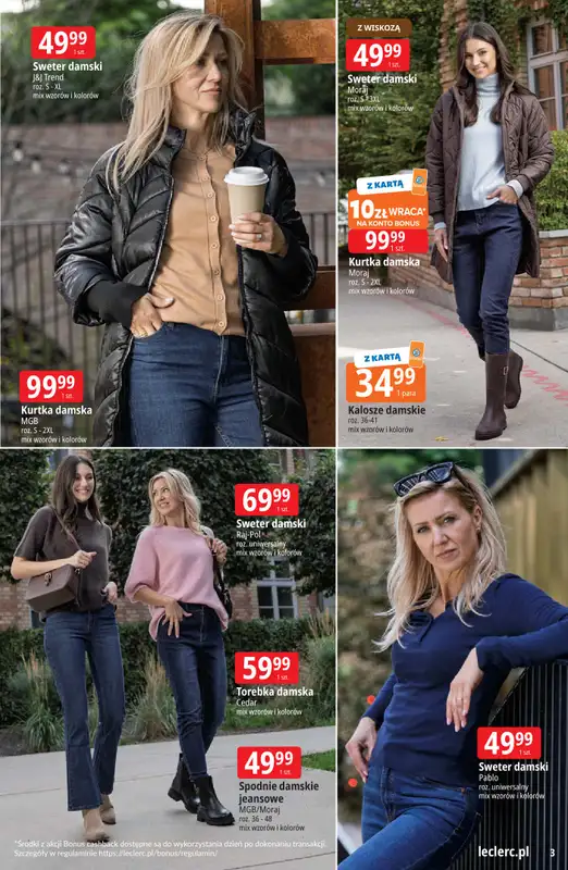 Leclerc - gazetka promocyjna Oferta E.Leclerc | Czas na jesień od wtorku 29.09 do soboty 10.10 - strona 3