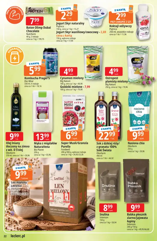 Leclerc - gazetka promocyjna Oferta E.Leclerc | Czas na jesień od wtorku 29.09 do soboty 10.10 - strona 22