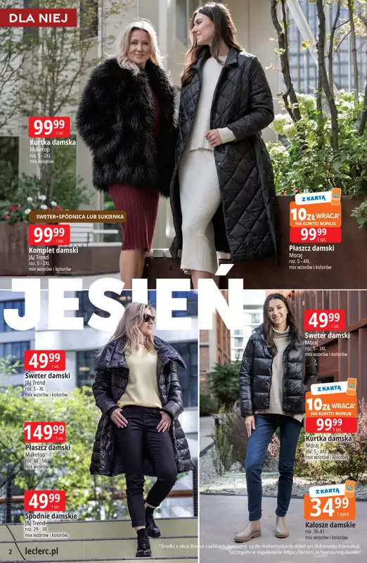 Leclerc - gazetka promocyjna Oferta E.Leclerc | Czas na jesień od wtorku 29.09 do soboty 10.10 - strona 2